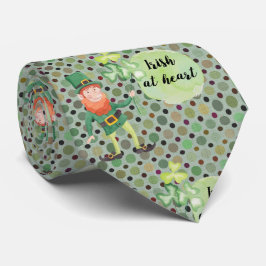Irisch im Herzen Leprachaun St.Patrick's DayTie Krawatte