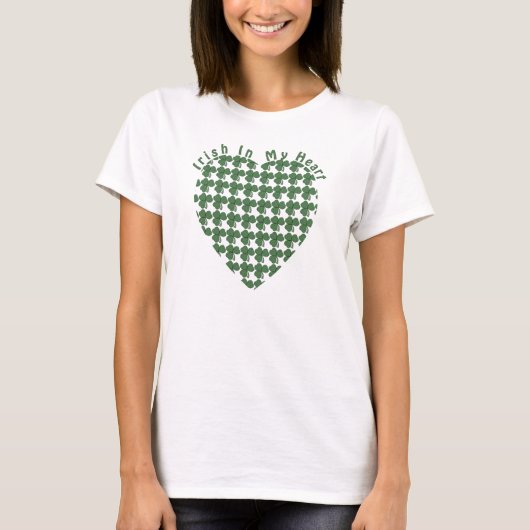 Irisch im Herzen T-Shirt (Vorderseite)