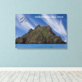 Irisch-Image für Wrapped-Leinwand Leinwanddruck (Insitu (Holzboden))
