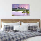 Irisch-Image für Wrapped-Leinwand Leinwanddruck (Insitu (Schlafzimmer))
