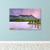 Irisch-Image für Wrapped-Leinwand Leinwanddruck (Insitu (Holzboden))