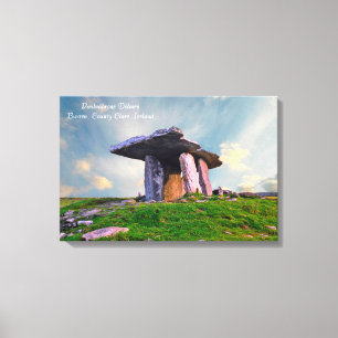 Irisch-Image für Wrapped-Leinwand Leinwanddruck