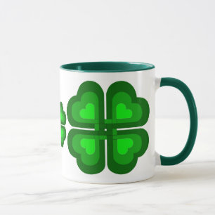 Irisch, Irland Kleeblatt, Klee Tasse