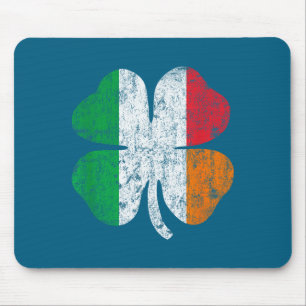 Irisch Italienische Flagge Italien Irland St Patri Mousepad