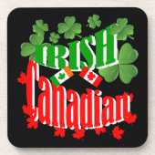 Irisch kanadisch getränkeuntersetzer (Vorderseite)