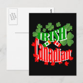 Irisch kanadisch postkarte (Vorne/Hinten)