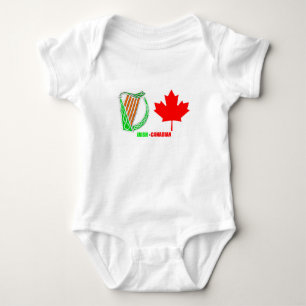 irisch-kanadisches Bild Baby-Jersey-Bodysuit-weiß Baby Strampler