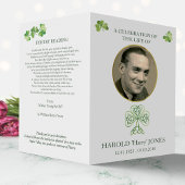 Irisch-katholisches Beerdigungsprogramm, Gedenkfei Flyer