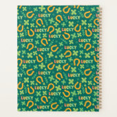 Irisch LUCKY grünes Muster Planer (Rückseite)