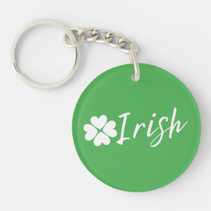 Irisch mit Kleeblatt - St. Patrick Tag Schlüsselanhänger