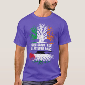 Irisch mit palästinensischen Wurzeln Irland Flagge T-Shirt