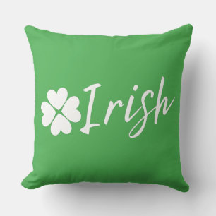 Irisch mit Shamrock - St. Patrick Tag Kissen