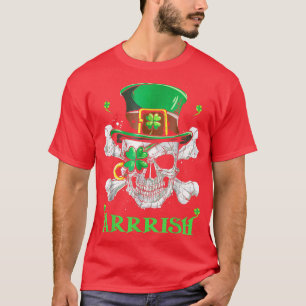 Irisch mit unserem Leprechaun und Kleeblatt Clover T-Shirt
