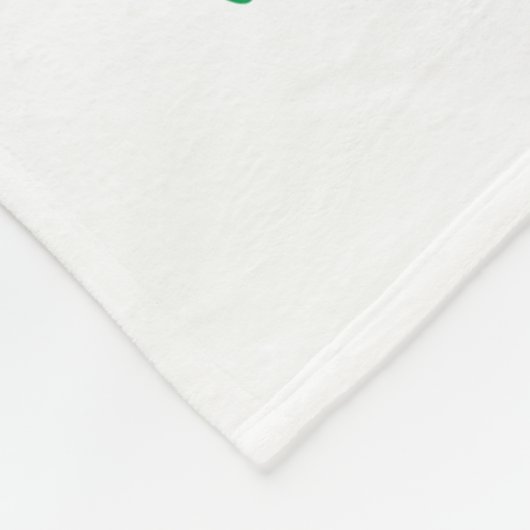 Irisch nicht glücklich, nur gesegnet fleecedecke (Ecke)