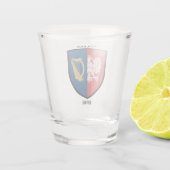 Irisch-polnisches Erbe Schnapsglas (Rückseite)