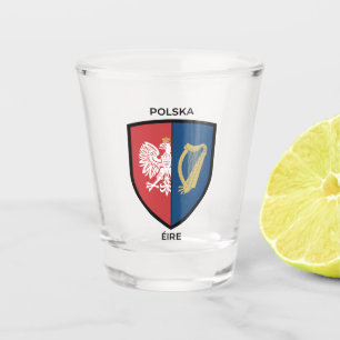 Irisch-polnisches Erbe Schnapsglas