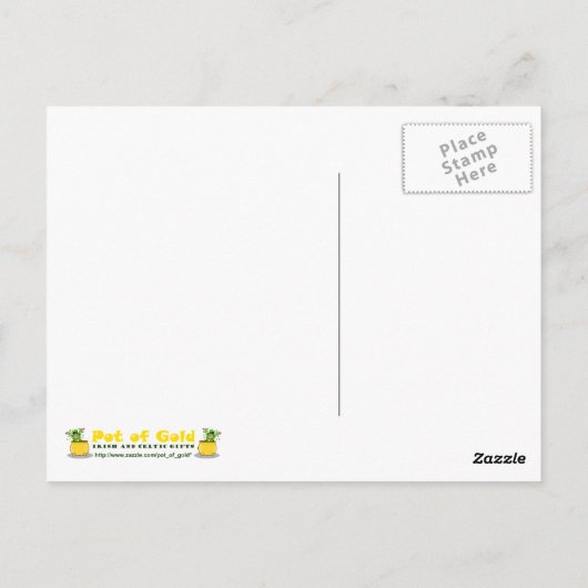 Irisch Postkarte (Rückseite)