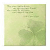 Irisch Segen Fliese (Vorderseite)