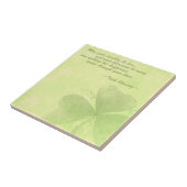 Irisch Segen Fliese (Seite)