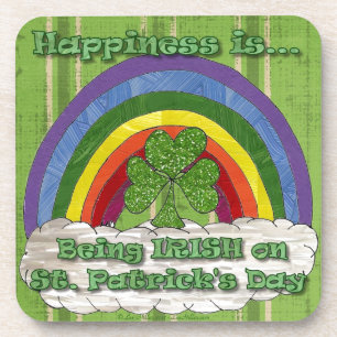 Irisch sein an St. Patricks Tag Untersetzer