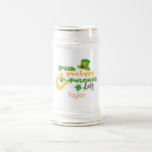 Irisch Sie glücklich St Patricks Day Bierglas (Mittel)
