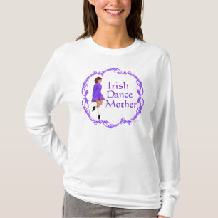 Irisch Step-Tanz Mutter - Violett T-Shirt