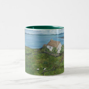 Irisch, Tasse, Irland Zweifarbige Tasse