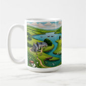 Irisch thematisierte Landschaftlich Landschaft Per Kaffeetasse (Links)