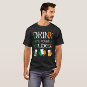 Irisch - Trinken Sie, bis Sie GILDEA-Namen sind T-Shirt (Vorne ganz)