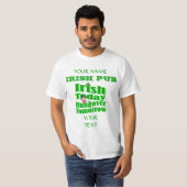 Irisch trinkt St Patrick's T-Shirt (Vorne ganz)