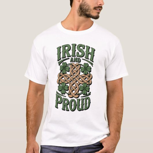 Irisch und stolz T-Shirt (Vorderseite)