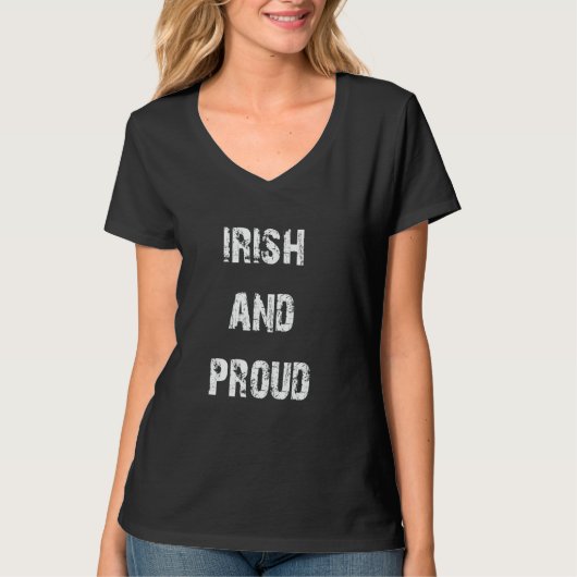 Irisch und stolz T-Shirt (Vorderseite)