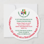 Irisch USA Kleeblatt Birthday Einladung (Vorderseite)