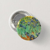 Irisch - Van Gogh - c1889 Button (Vorne & Hinten)