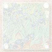 Irisch - Van Gogh - c1889 Glasuntersetzer (Rückseite)