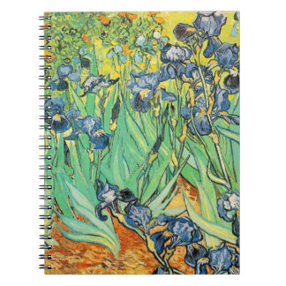 Irisch - Van Gogh - c1889 Notizblock