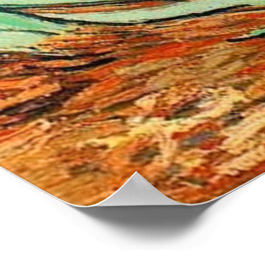 Irisch - Van Gogh - c1889 Poster (Ecke)