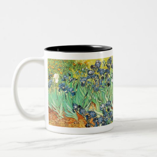 Irisch - Van Gogh - c1889 Zweifarbige Tasse (Links)