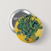 Irisch - Van Gogh - c1890 Button (Vorne & Hinten)