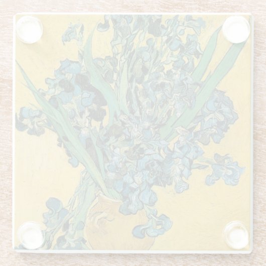 Irisch - Van Gogh - c1890 Glasuntersetzer (Rückseite)