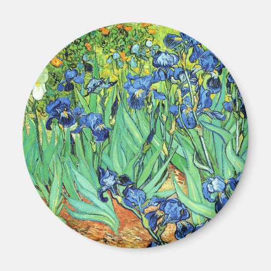 Irisch - Vincent Van Gogh (1889) Magnet (Vorne)