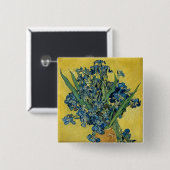 Irisch - Vincent van Gogh Fine Art Button (Vorne & Hinten)