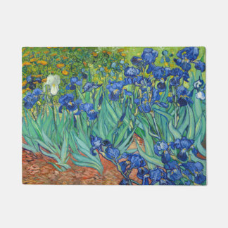 Irisch von Van Gogh. Fußmatte