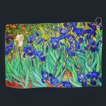 Irisch von Vincent Van Gogh Golf Towel Golfhandtuch<br><div class="desc">Vincent Van Gogh Irises. Es ist ein Ölgemälde. Diese kunstvolle Ölmalerei zeigt ein Feld von Iris-Blume-Pflanze.  Vincent Van Gogh war ein berühmter Künstler. Er war ein niederländischer Postimpressionist.
Dieses Gemälde ist öffentlich.</div>