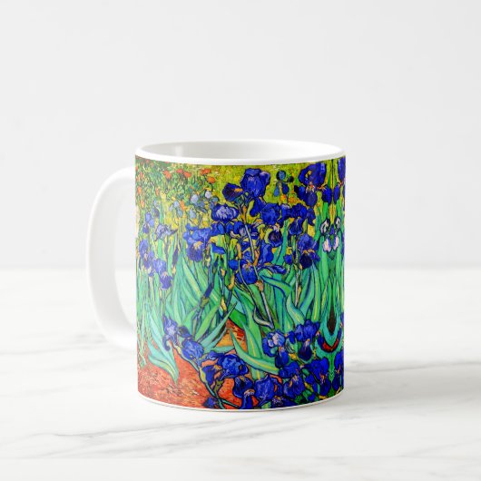 Irisch von Vincent Van Gogh Kaffeetasse (Vorderseite Links)