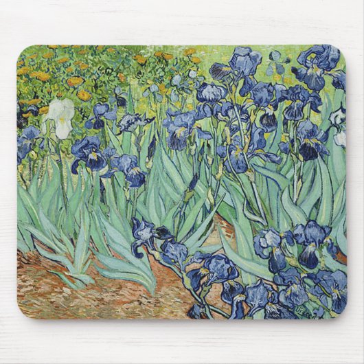 Irisch von Vincent van Gogh Mousepad (Vorne)