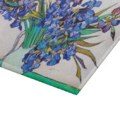 Irisch von Vincent Van Gogh Tischset Blume art Schneidebrett (Ecke)
