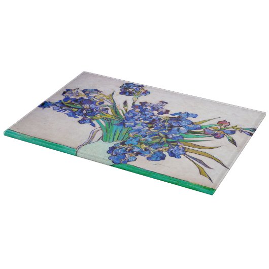 Irisch von Vincent Van Gogh Tischset Blume art Schneidebrett (Ecke)