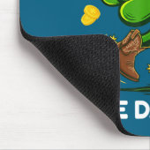 Irisch war Line Dance lustig St. Patricks Day Mousepad (Ecke)