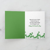 Irisch wird auf engstem Feld geboren Karte (Innenseite)